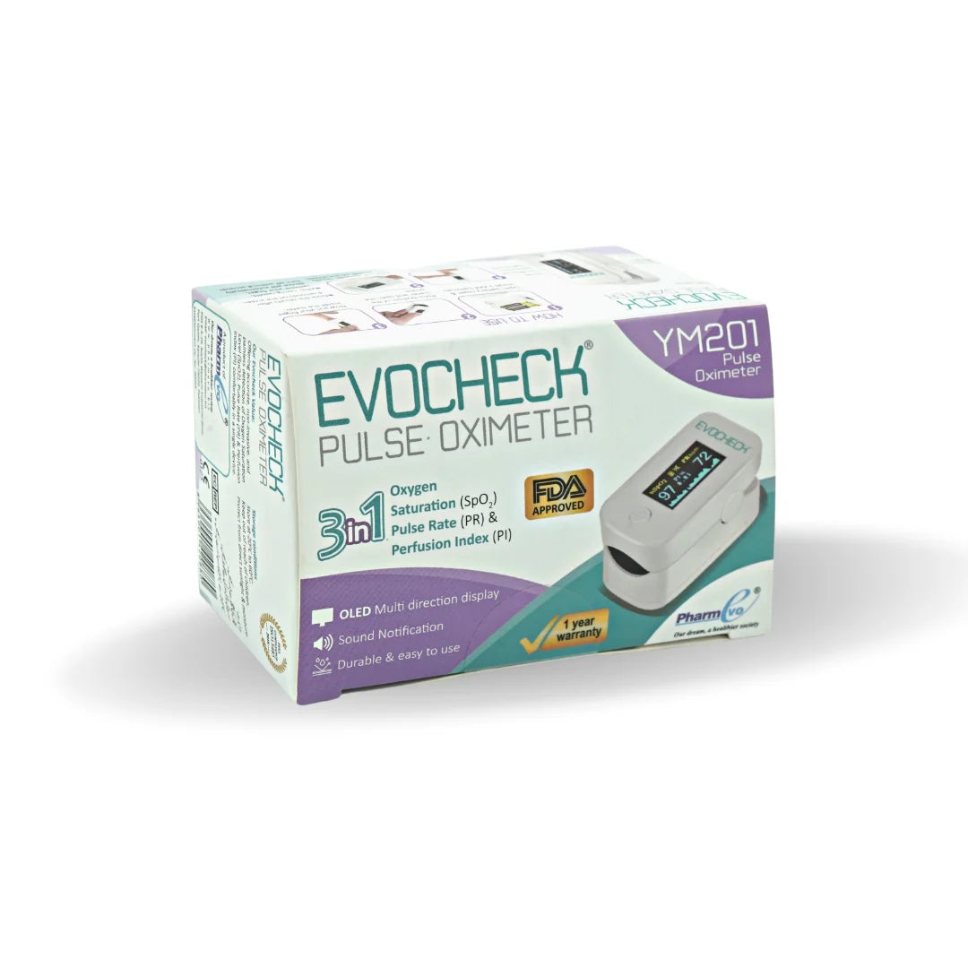 EVOCHECK PULSE OXIMETER YM201  . -